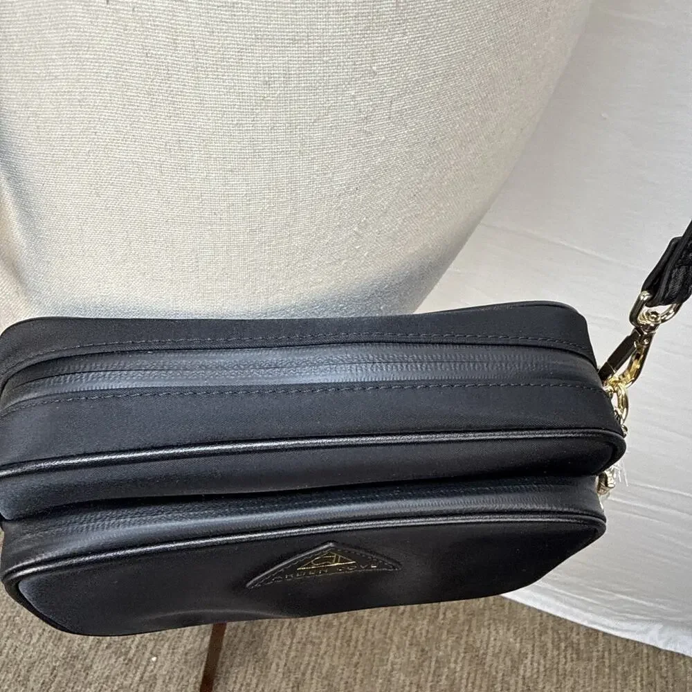 Arden Cove Crissy Black Nylon Full Crossbody Purse Bag Wallet Anti-Theft Travel - Picture 5 of 10